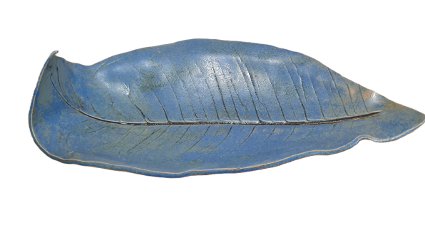Töpferei Schale Blatt