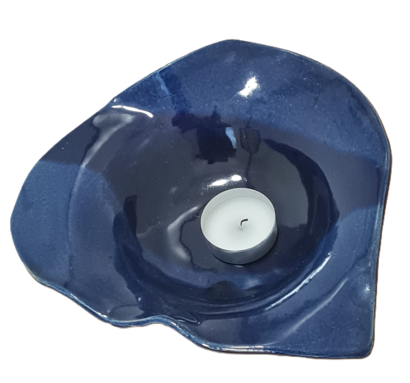 Töpferei Schale blau